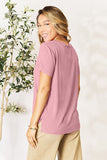 Round Neck Short Sleeve Tee